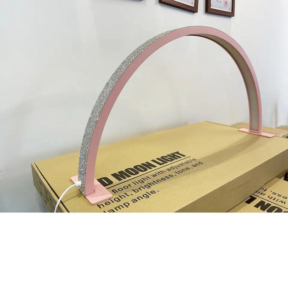 Desktop With Diamond Half Moon For Nail Beauty Shop Lighting Eye-protection Lamp