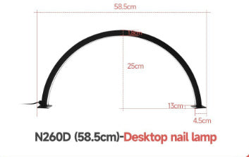 Desktop With Diamond Half Moon For Nail Beauty Shop Lighting Eye-protection Lamp